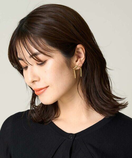 a.v.v / アー・ヴェ・ヴェ ピアス・イヤリング | メタルリボンイヤリング | 詳細2