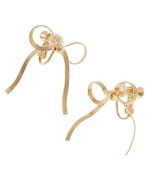 a.v.v / アー・ヴェ・ヴェ ピアス・イヤリング | メタルリボンイヤリング | 詳細7