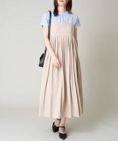 a.v.v / アー・ヴェ・ヴェ ロング・マキシ丈ワンピース | 【洗濯機で洗える/接触冷感裏地】タックフレアキャミワンピース