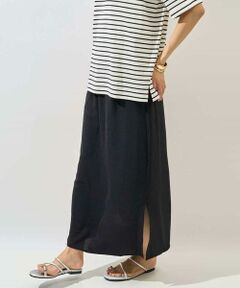 a.v.v / アー・ヴェ・ヴェ ロング・マキシ丈スカート | 【洗える/ひんやりタッチ裏地】イージーナロースカート