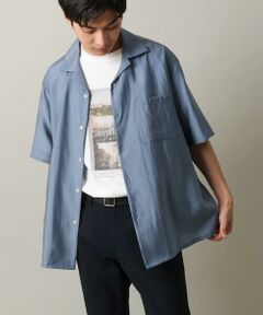 a.v.v / アー・ヴェ・ヴェ シャツ・ブラウス | 【接触冷感/速乾】セミシアーオープンカラーシャツ　半袖【洗濯機で洗える】