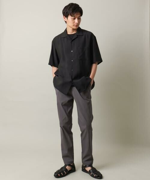 a.v.v / アー・ヴェ・ヴェ シャツ・ブラウス | 【接触冷感/速乾】セミシアーオープンカラーシャツ　半袖【洗濯機で洗える】 | 詳細13