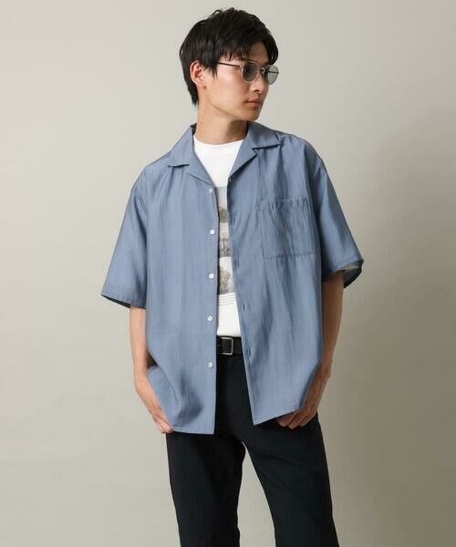 a.v.v / アー・ヴェ・ヴェ シャツ・ブラウス | 【接触冷感/速乾】セミシアーオープンカラーシャツ　半袖【洗濯機で洗える】 | 詳細16