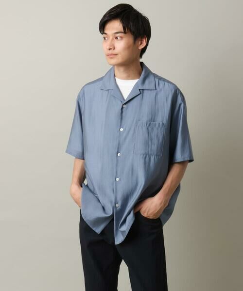 a.v.v / アー・ヴェ・ヴェ シャツ・ブラウス | 【接触冷感/速乾】セミシアーオープンカラーシャツ　半袖【洗濯機で洗える】 | 詳細17
