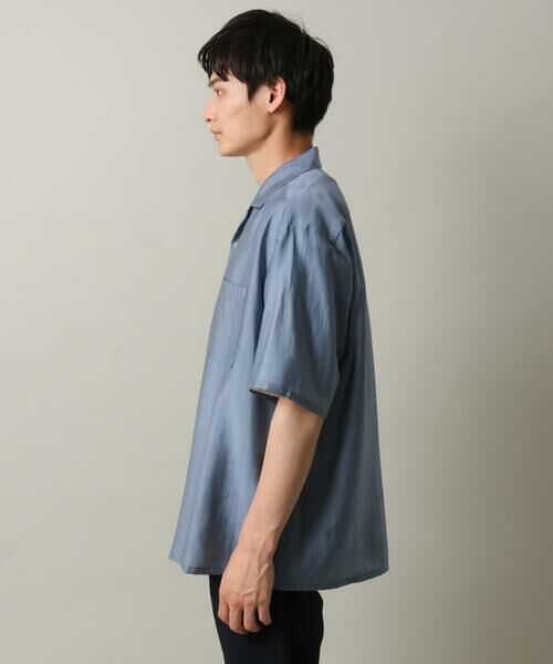 a.v.v / アー・ヴェ・ヴェ シャツ・ブラウス | 【接触冷感/速乾】セミシアーオープンカラーシャツ　半袖【洗濯機で洗える】 | 詳細18