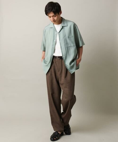 a.v.v / アー・ヴェ・ヴェ シャツ・ブラウス | 【接触冷感/速乾】セミシアーオープンカラーシャツ　半袖【洗濯機で洗える】 | 詳細3