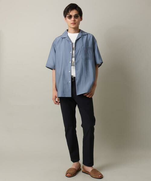 a.v.v / アー・ヴェ・ヴェ シャツ・ブラウス | 【接触冷感/速乾】セミシアーオープンカラーシャツ　半袖【洗濯機で洗える】 | 詳細8