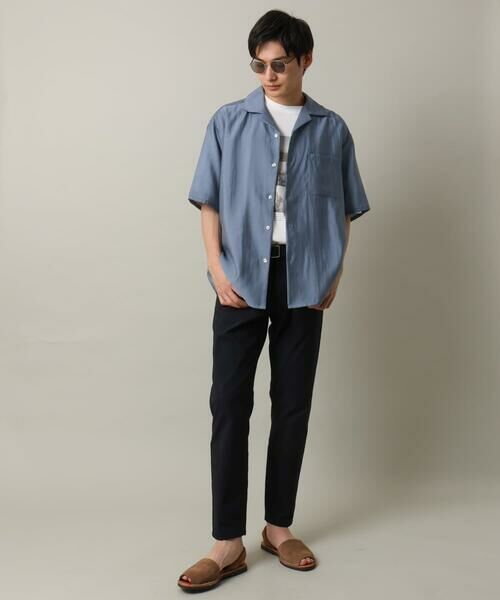 a.v.v / アー・ヴェ・ヴェ シャツ・ブラウス | 【接触冷感/速乾】セミシアーオープンカラーシャツ　半袖【洗濯機で洗える】 | 詳細9