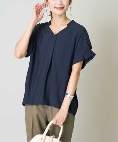 【WEB限定】タックドルマンスリーブブラウス