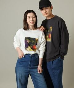 【HIDEYUKI SUTO×a.v.vコラボ】フォトプリントワイドシルエットロングＴシャツ