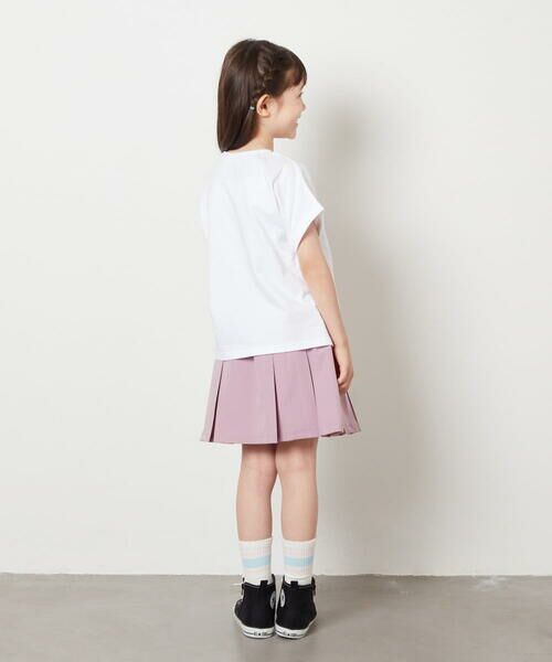 a.v.v / アー・ヴェ・ヴェ カットソー | 【毛玉になりにくい/安心の綿100％/イージーケア】[100-130]オーロラスパンコールロゴTシャツ | 詳細10