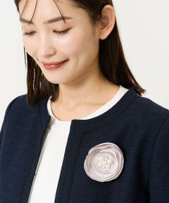 a.v.v / アー・ヴェ・ヴェ ブローチ・コサージュ | フラットローズコサージュ