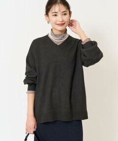 a.v.v / アー・ヴェ・ヴェ ニット・セーター | ゆるVネックニット