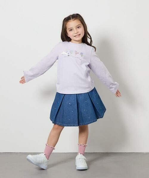 a.v.v / アー・ヴェ・ヴェ カットソー | 【安心の綿100％】[160]モチーフプリントロンT | 詳細12