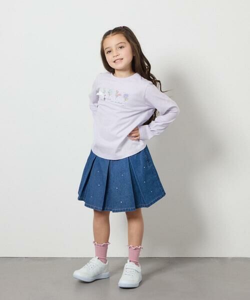 a.v.v / アー・ヴェ・ヴェ カットソー | 【安心の綿100％】[160]モチーフプリントロンT | 詳細13