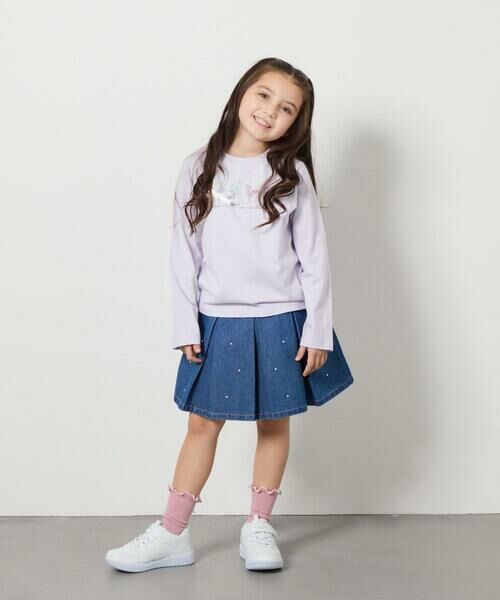 a.v.v / アー・ヴェ・ヴェ カットソー | 【安心の綿100％】[160]モチーフプリントロンT | 詳細15