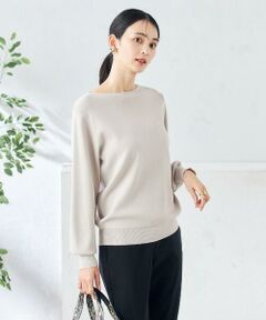 a.v.v / アー・ヴェ・ヴェ ニット・セーター | 【洗える/UVカット】ボートネックパフスリーブ美ラクるニット