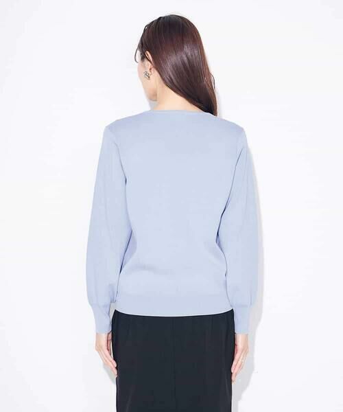 a.v.v / アー・ヴェ・ヴェ ニット・セーター | 【洗える/UVカット/WEB限定カラー】Vネックパフスリーブ美ラクるニット | 詳細27