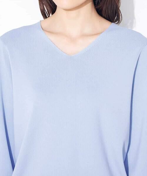 a.v.v / アー・ヴェ・ヴェ ニット・セーター | 【洗える/UVカット/WEB限定カラー】Vネックパフスリーブ美ラクるニット | 詳細28