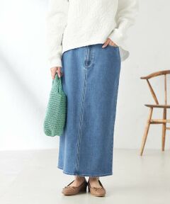 a.v.v / アー・ヴェ・ヴェ ロング・マキシ丈スカート | デニムナロースカート