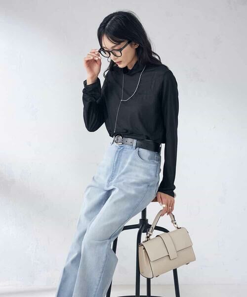 a.v.v / アー・ヴェ・ヴェ カットソー | シアーハイネックカットソー | 詳細10