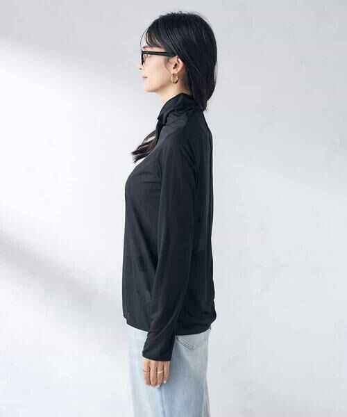 a.v.v / アー・ヴェ・ヴェ カットソー | シアーハイネックカットソー | 詳細13