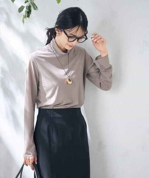 a.v.v / アー・ヴェ・ヴェ カットソー | シアーハイネックカットソー | 詳細4