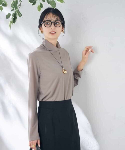 a.v.v / アー・ヴェ・ヴェ カットソー | シアーハイネックカットソー | 詳細5