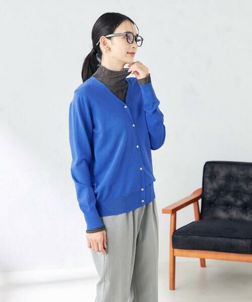 a.v.v / アー・ヴェ・ヴェ カットソー | シアーウェーブハイネックトップス | 詳細16