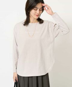 a.v.v / アー・ヴェ・ヴェ カットソー | ハンドレター調ロゴ刺繍ロンＴ