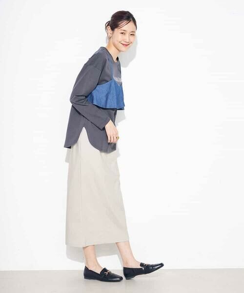 a.v.v / アー・ヴェ・ヴェ カットソー | 【綿100％】箔プリントロゴロンＴ | 詳細13