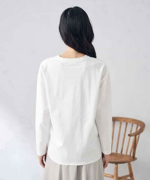 a.v.v / アー・ヴェ・ヴェ カットソー | 【綿100％】箔プリントロゴロンＴ | 詳細17