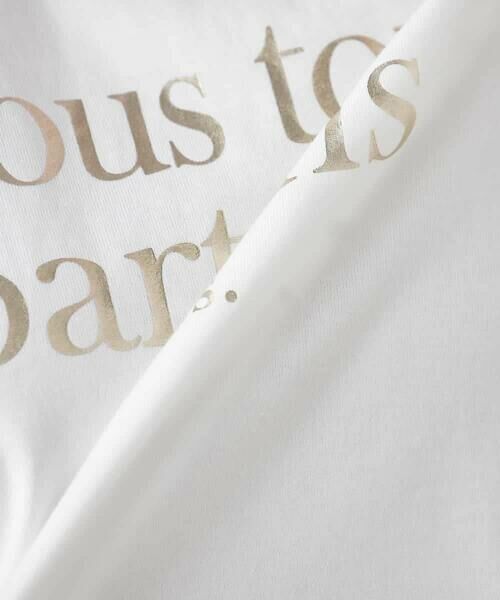 a.v.v / アー・ヴェ・ヴェ カットソー | 【綿100％】箔プリントロゴロンＴ | 詳細21