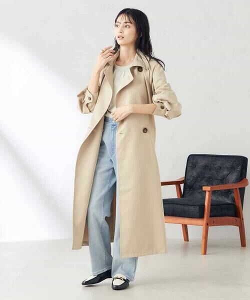 a.v.v / アー・ヴェ・ヴェ トレンチコート | ゆるトレンチコート | 詳細1