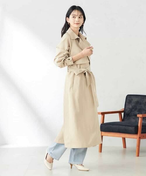a.v.v / アー・ヴェ・ヴェ トレンチコート | ゆるトレンチコート | 詳細5