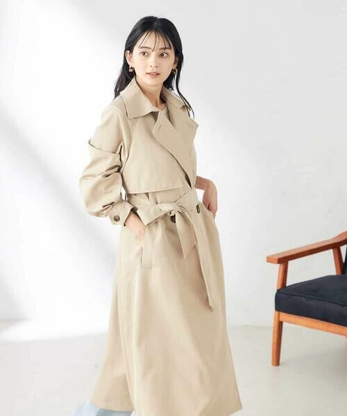 a.v.v / アー・ヴェ・ヴェ トレンチコート | ゆるトレンチコート | 詳細8