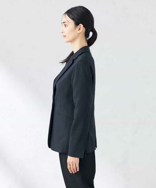 a.v.v / アー・ヴェ・ヴェ テーラードジャケット | 【洗える/ストレッチ/UVカット】麻調ストレッチテーラードジャケット | 詳細15