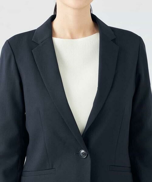 a.v.v / アー・ヴェ・ヴェ テーラードジャケット | 【洗える/ストレッチ/UVカット】麻調ストレッチテーラードジャケット | 詳細17