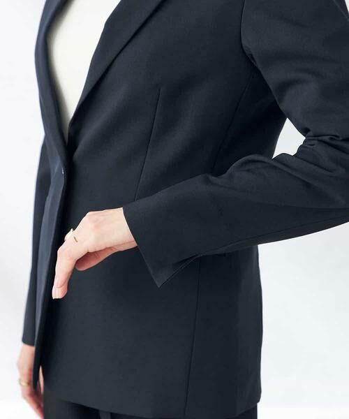 a.v.v / アー・ヴェ・ヴェ テーラードジャケット | 【洗える/ストレッチ/UVカット】麻調ストレッチテーラードジャケット | 詳細18