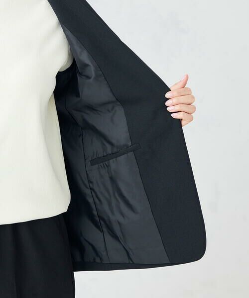 a.v.v / アー・ヴェ・ヴェ テーラードジャケット | 【洗える/ストレッチ/UVカット】麻調ストレッチテーラードジャケット | 詳細22