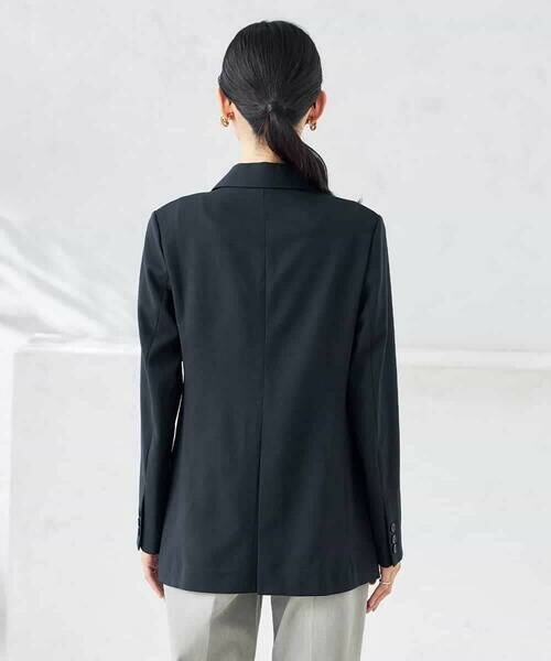 a.v.v / アー・ヴェ・ヴェ テーラードジャケット | 【洗える/ストレッチ/UVカット】麻調ストレッチダブルブレストジャケット | 詳細18
