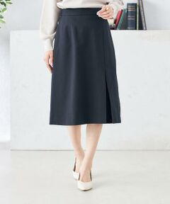 a.v.v / アー・ヴェ・ヴェ ロング・マキシ丈スカート | 【洗える/ストレッチ/UVカット】麻調ストレッチタイトスカート