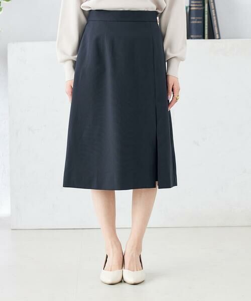 a.v.v / アー・ヴェ・ヴェ ロング・マキシ丈スカート | 【洗える/ストレッチ/UVカット】麻調ストレッチタイトスカート | 詳細16