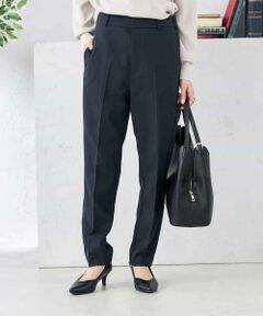 a.v.v / アー・ヴェ・ヴェ チノ・ワークパンツ | 【洗える/ストレッチ/UVカット】麻調ストレッチテーパードパンツ