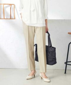 a.v.v / アー・ヴェ・ヴェ チノ・ワークパンツ | 【洗える/ストレッチ/UVカット】麻調ストレッチテーパードパンツ