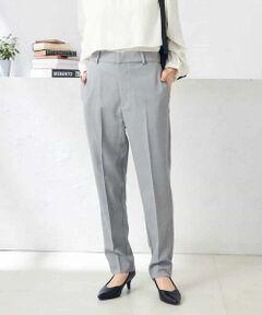 a.v.v / アー・ヴェ・ヴェ チノ・ワークパンツ | 【洗える/ストレッチ/UVカット】麻調ストレッチテーパードパンツ