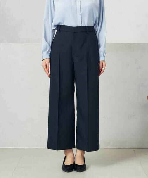 a.v.v / アー・ヴェ・ヴェ ショート・ハーフ・半端丈パンツ | 【洗える/ストレッチ/UVカット】麻調ストレッチクロップドパンツ | 詳細19