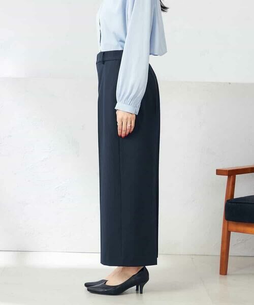 a.v.v / アー・ヴェ・ヴェ ショート・ハーフ・半端丈パンツ | 【洗える/ストレッチ/UVカット】麻調ストレッチクロップドパンツ | 詳細20