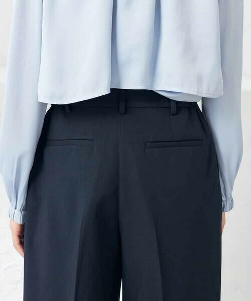 a.v.v / アー・ヴェ・ヴェ ショート・ハーフ・半端丈パンツ | 【洗える/ストレッチ/UVカット】麻調ストレッチクロップドパンツ | 詳細22