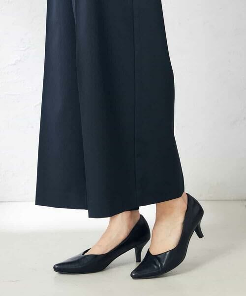 a.v.v / アー・ヴェ・ヴェ ショート・ハーフ・半端丈パンツ | 【洗える/ストレッチ/UVカット】麻調ストレッチクロップドパンツ | 詳細25